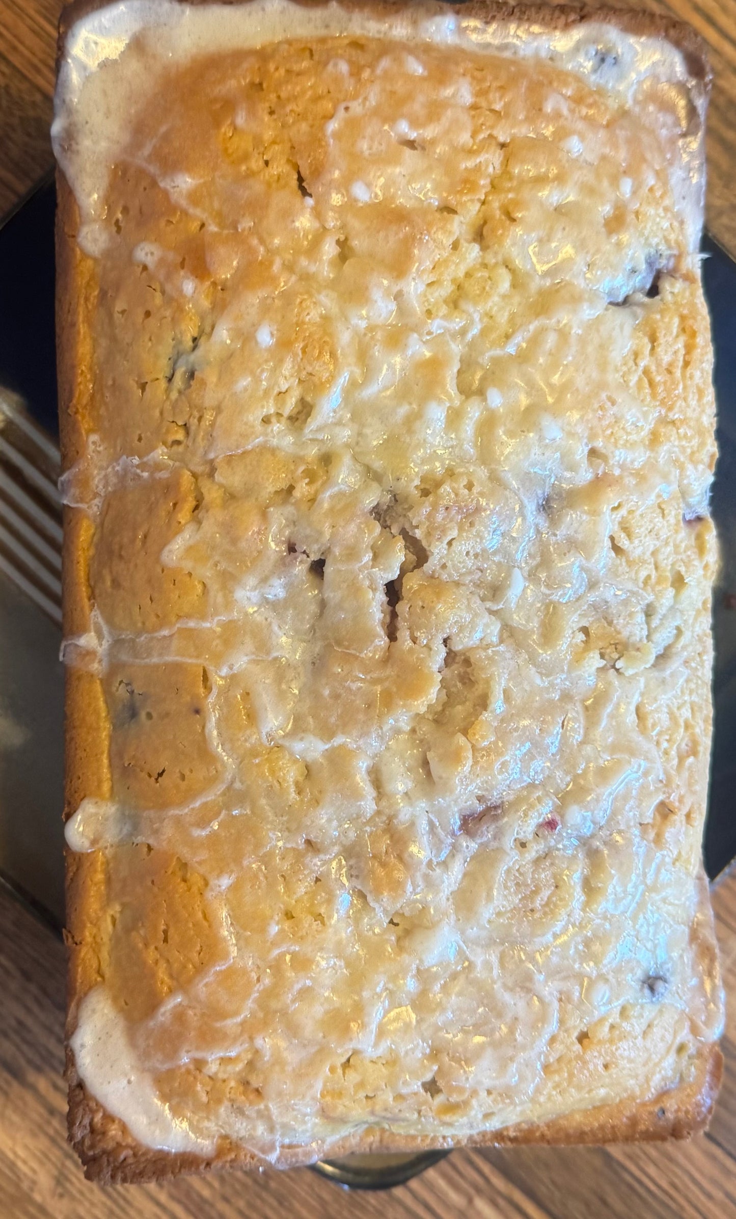 Glazed Lemon Blueberry Sweet Bread
