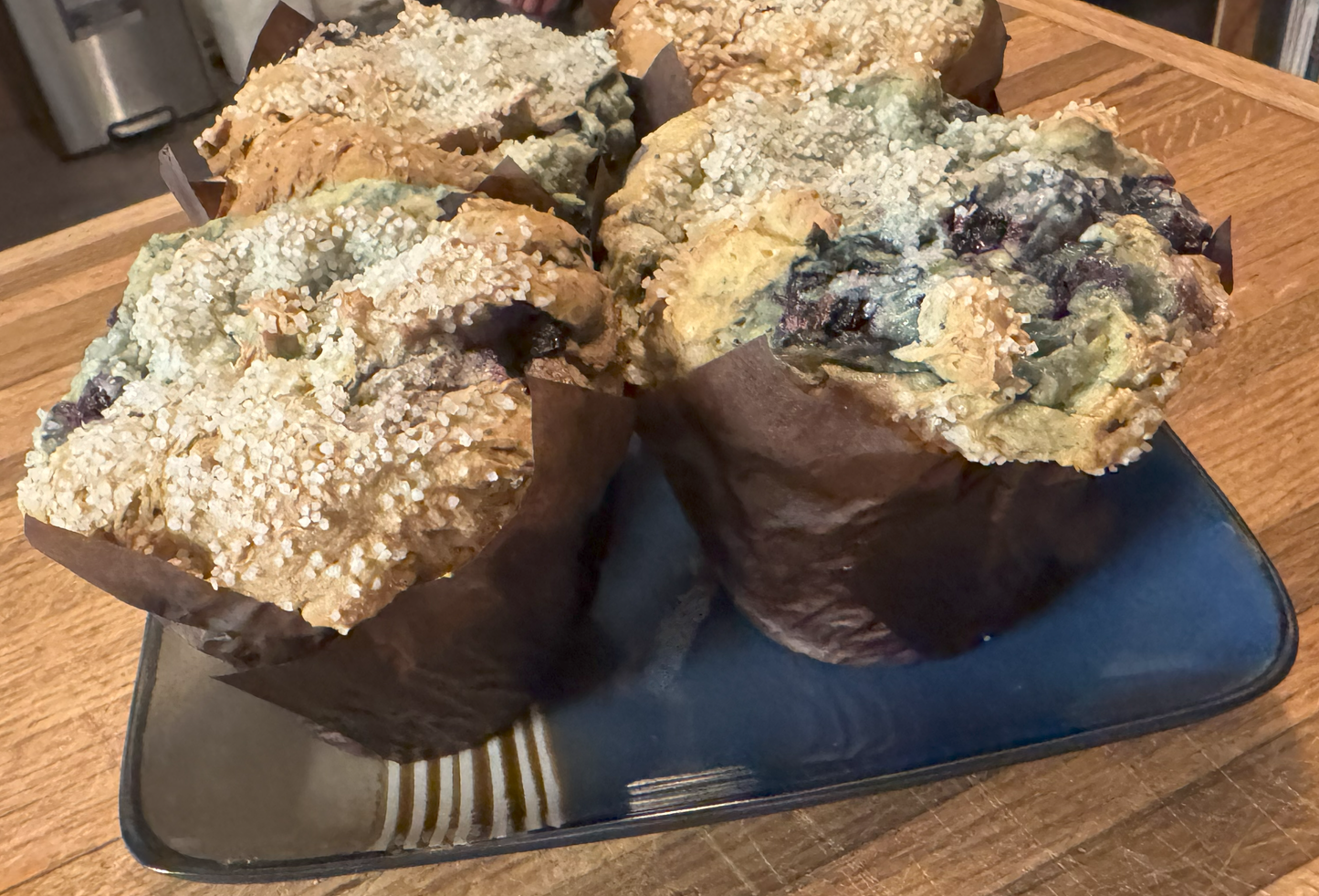 Gluten-Free Blueberry Lemon Poppyseed Muffin