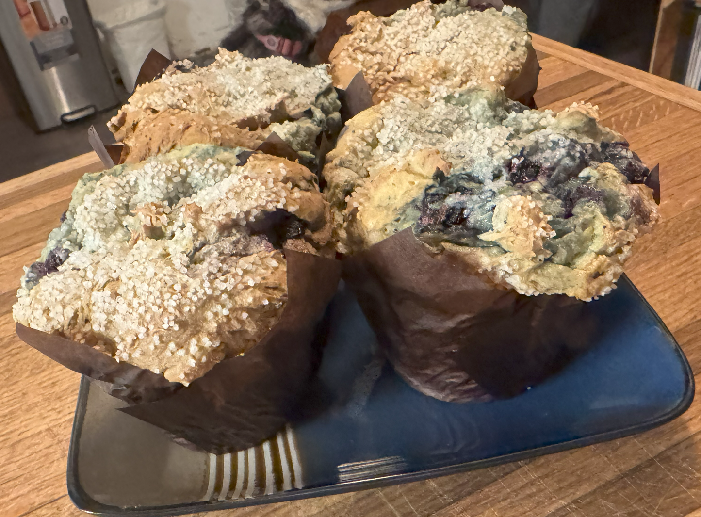 Gluten-Free Blueberry Lemon Poppyseed Muffin