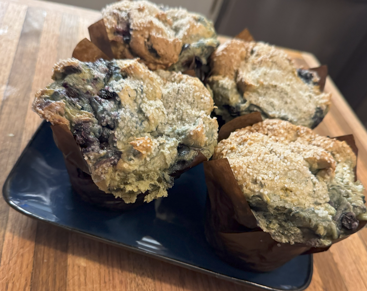 Gluten-Free Blueberry Lemon Poppyseed Muffin