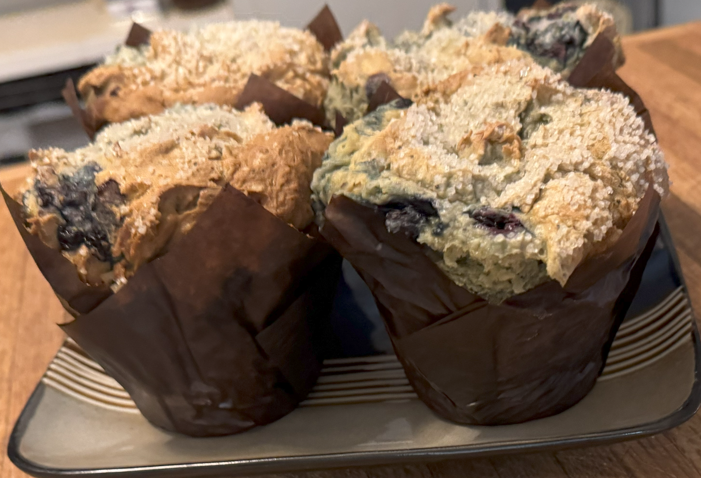 Gluten-Free Blueberry Lemon Poppyseed Muffin