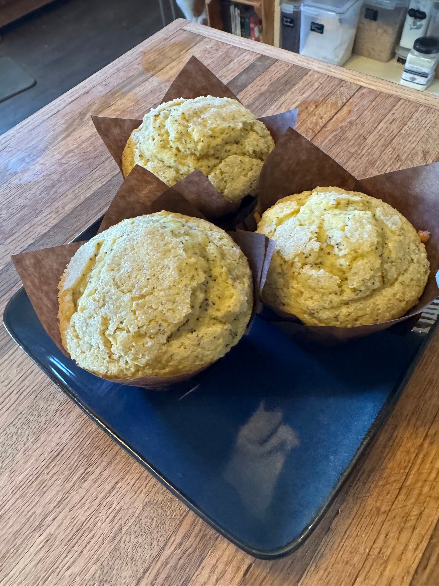 Jumbo Lemon Poppyseed Muffins - 4 Pack