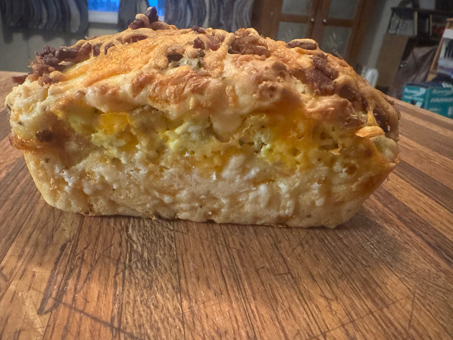 Bacon, Egg & Cheese Bread -Mini Loaf