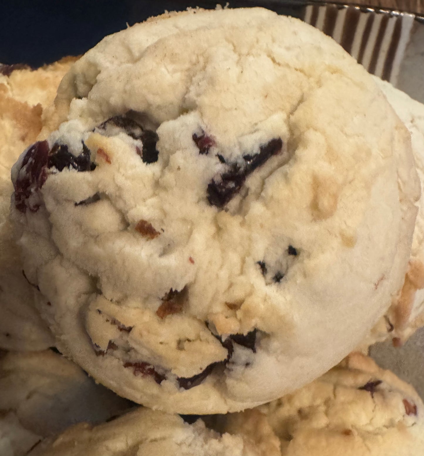 Tasty Orange Cranberry Shortbread Cookies!