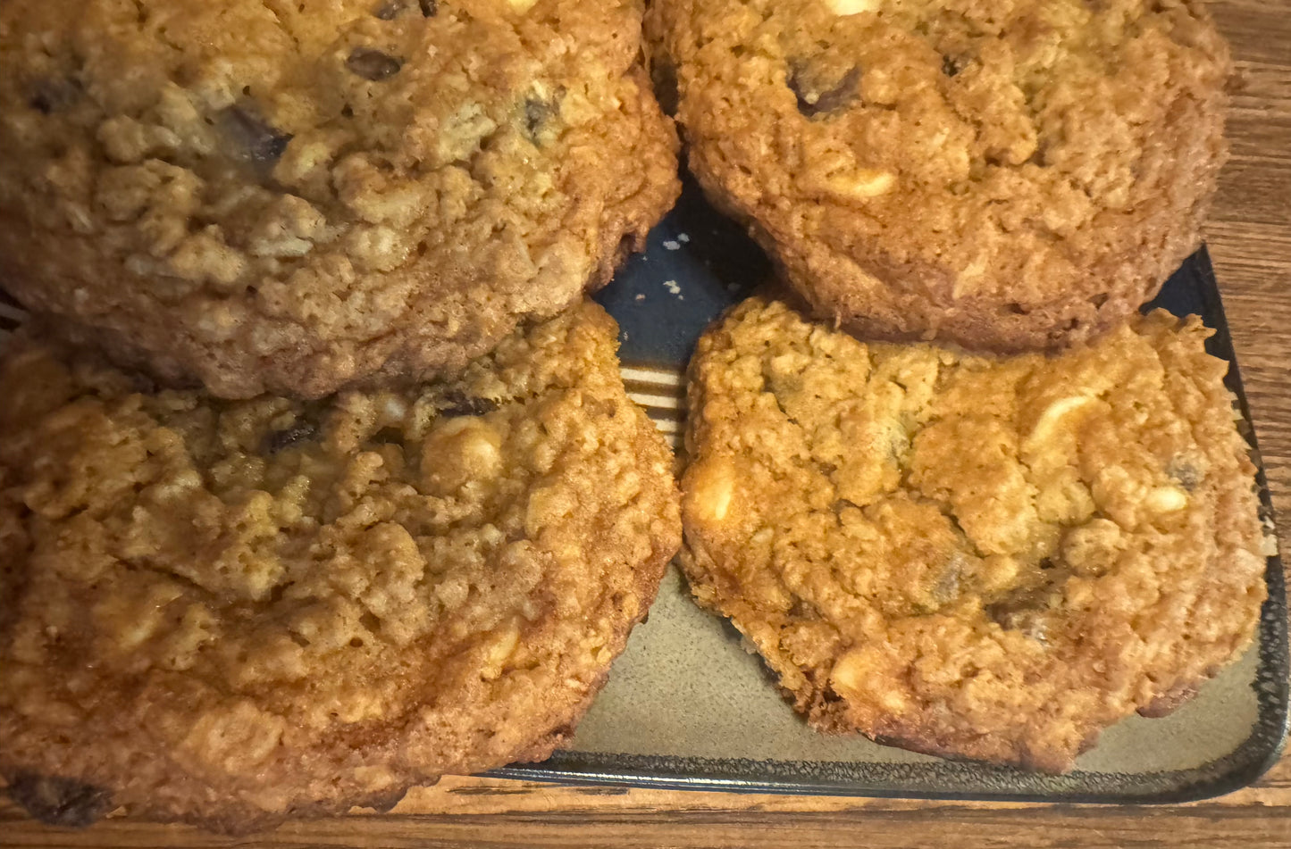 Irresistable Jumbo Cranberry Oatmeal Chocolate Chip Cookies!