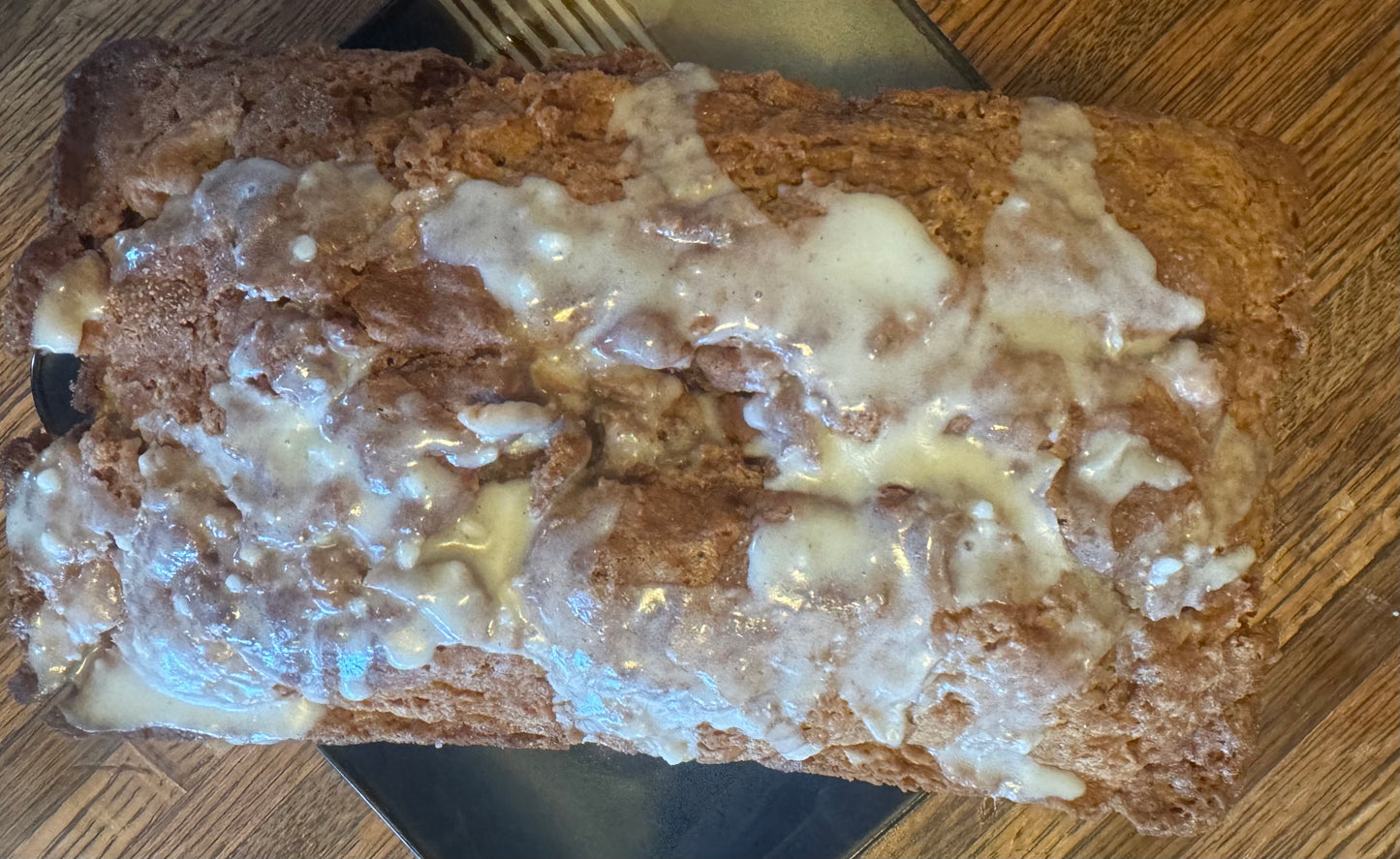 Glazed Apple Cinnamon Sweet Bread