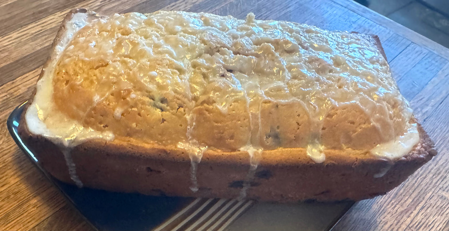 Glazed Lemon Blueberry Sweet Bread