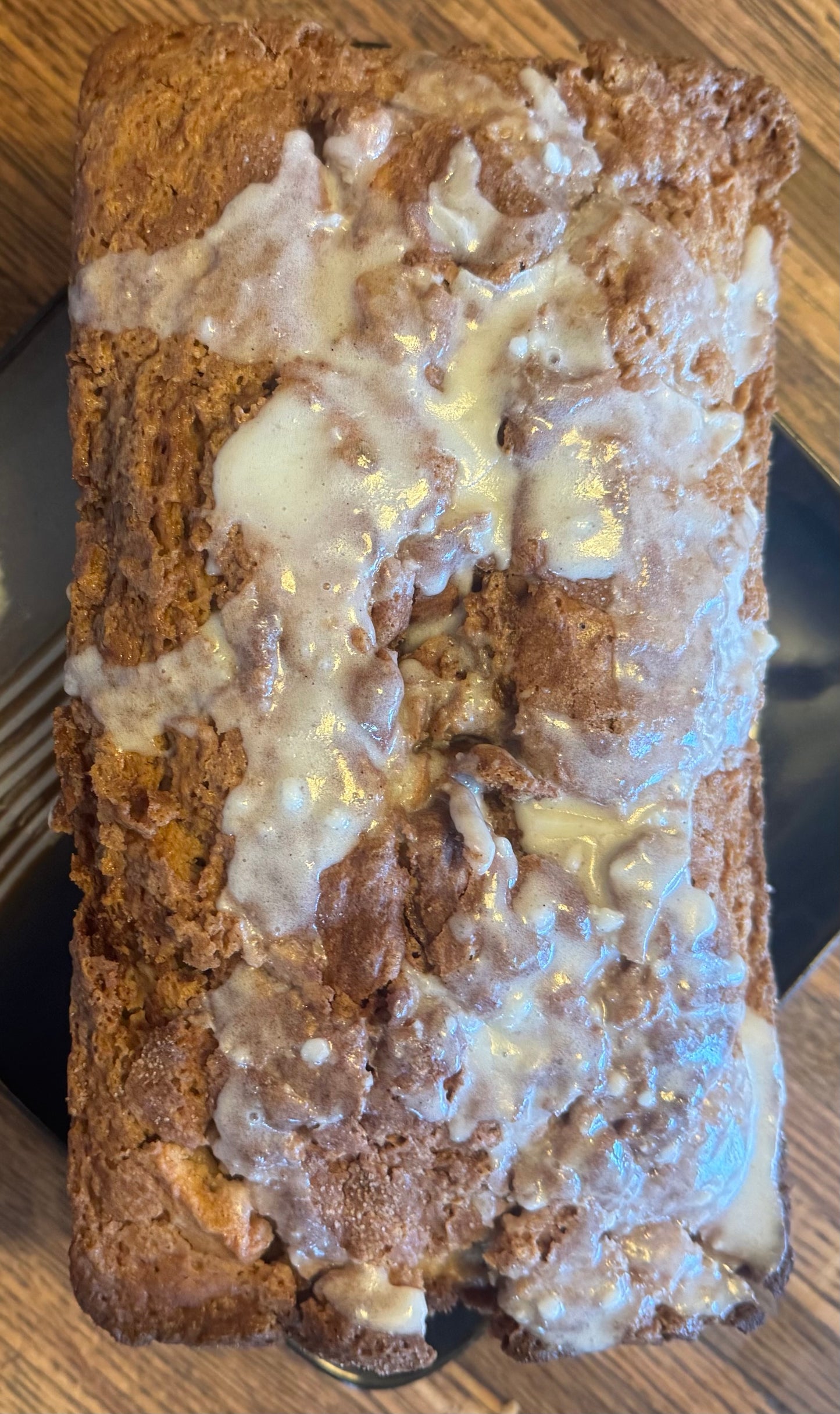 Glazed Apple Cinnamon Sweet Bread