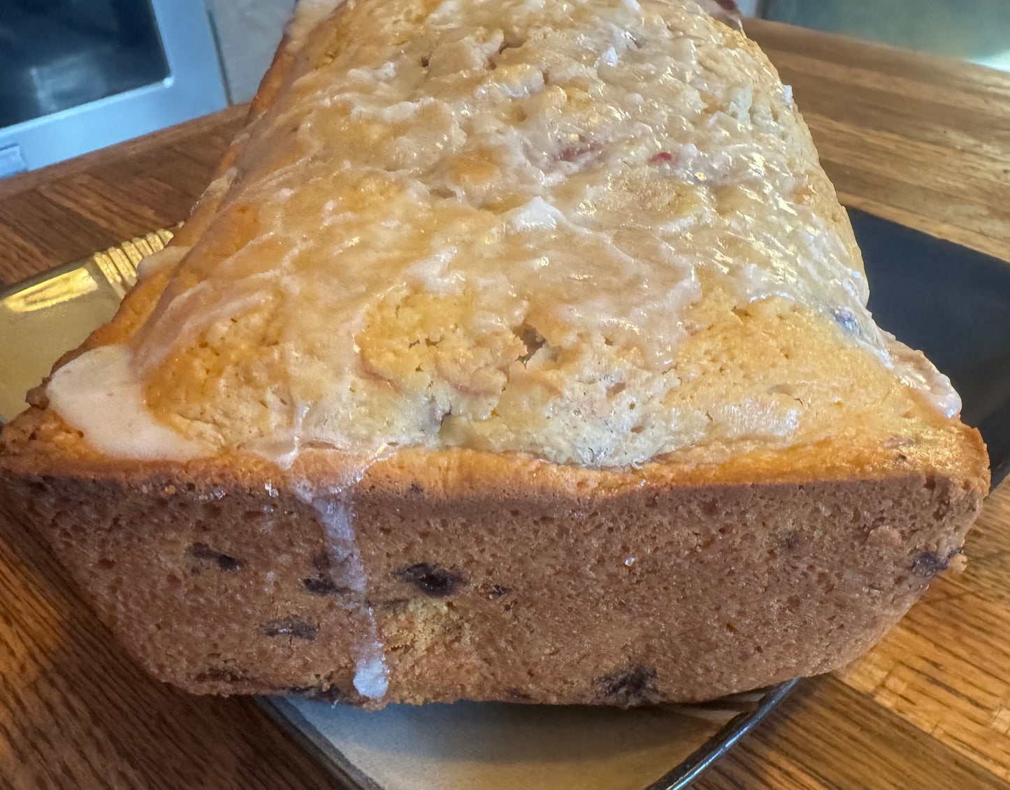 Glazed Lemon Blueberry Sweet Bread