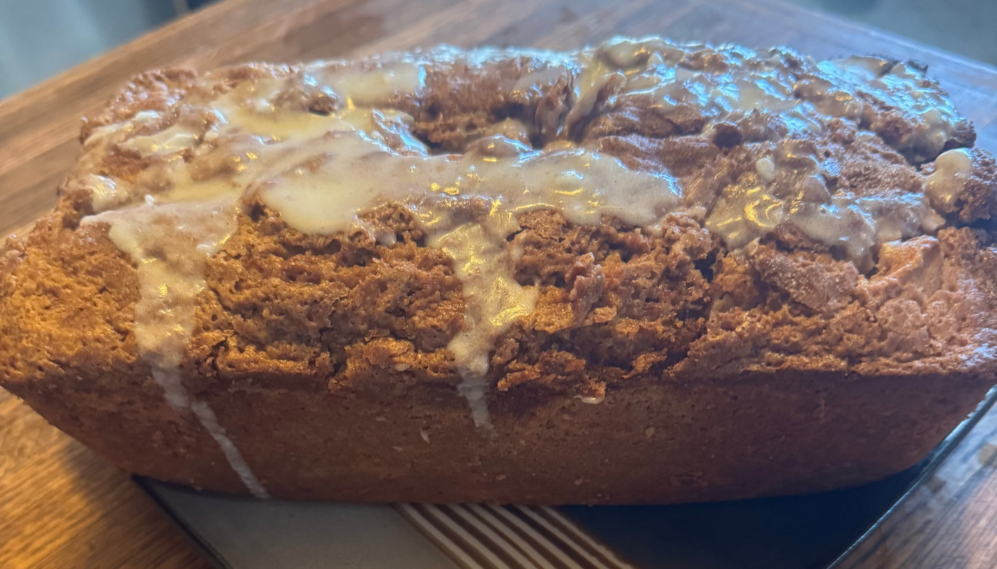 Glazed Apple Cinnamon Sweet Bread