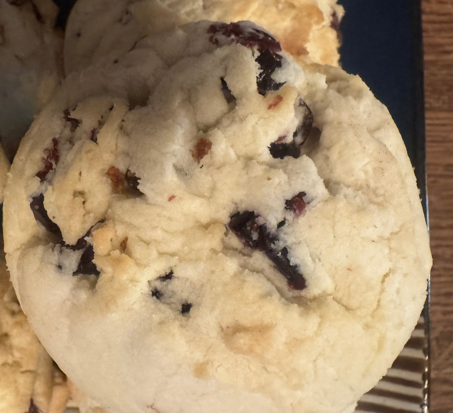 Tasty Orange Cranberry Shortbread Cookies!