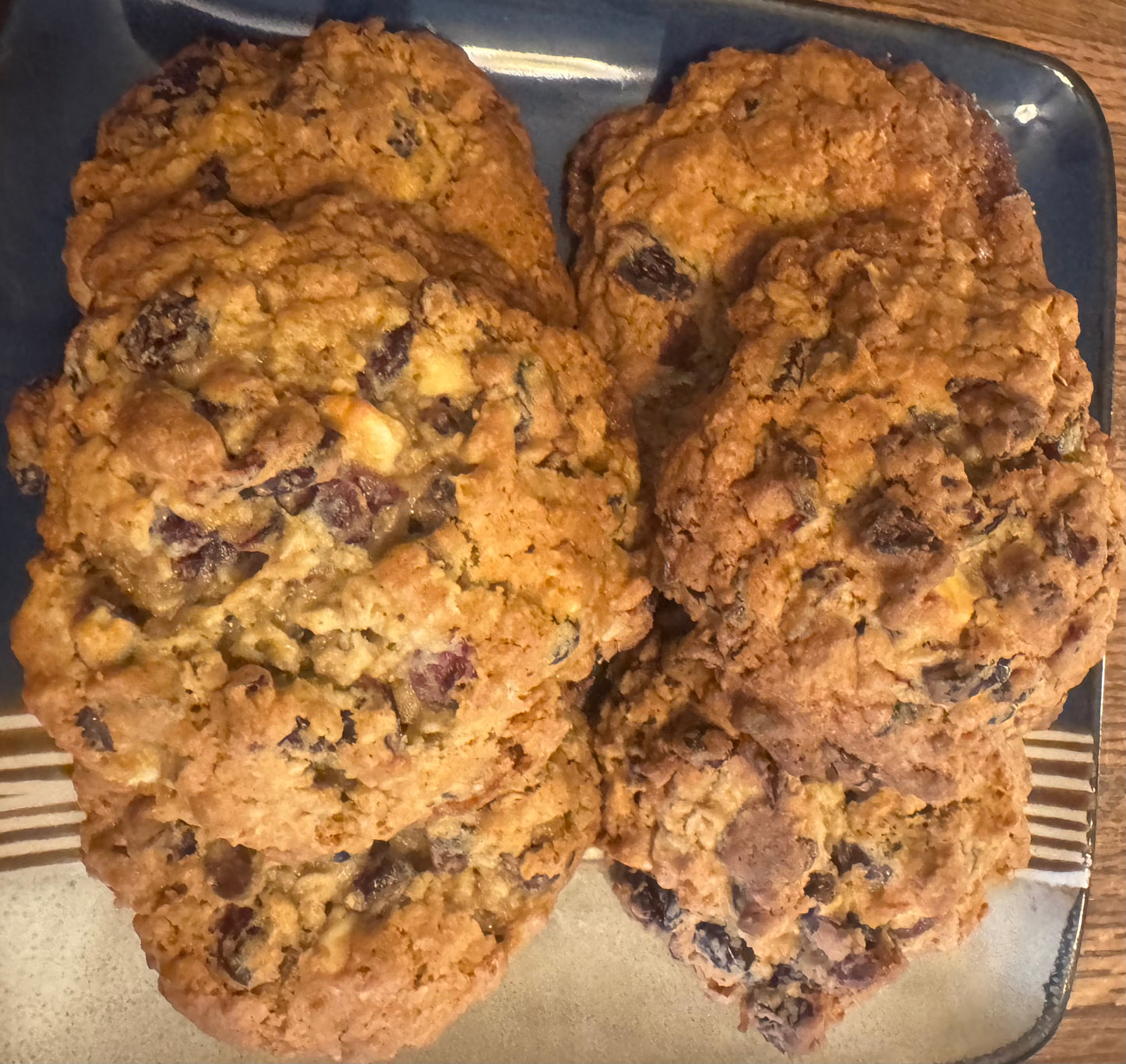 Delicious Jumbo Oatmeal Chocolate Chip Cookies!