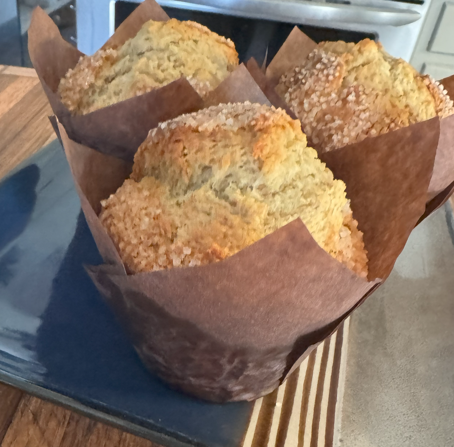 Jumbo Banana Muffins - 4 Pack