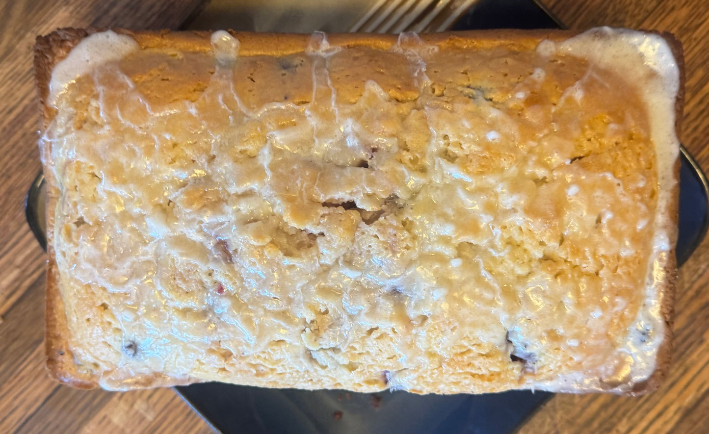 Glazed Lemon Blueberry Sweet Bread