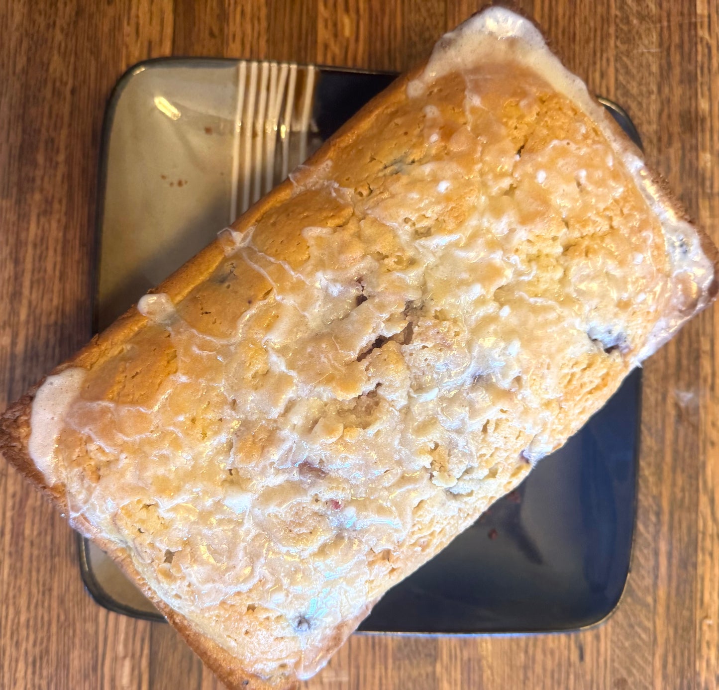 Glazed Lemon Blueberry Sweet Bread