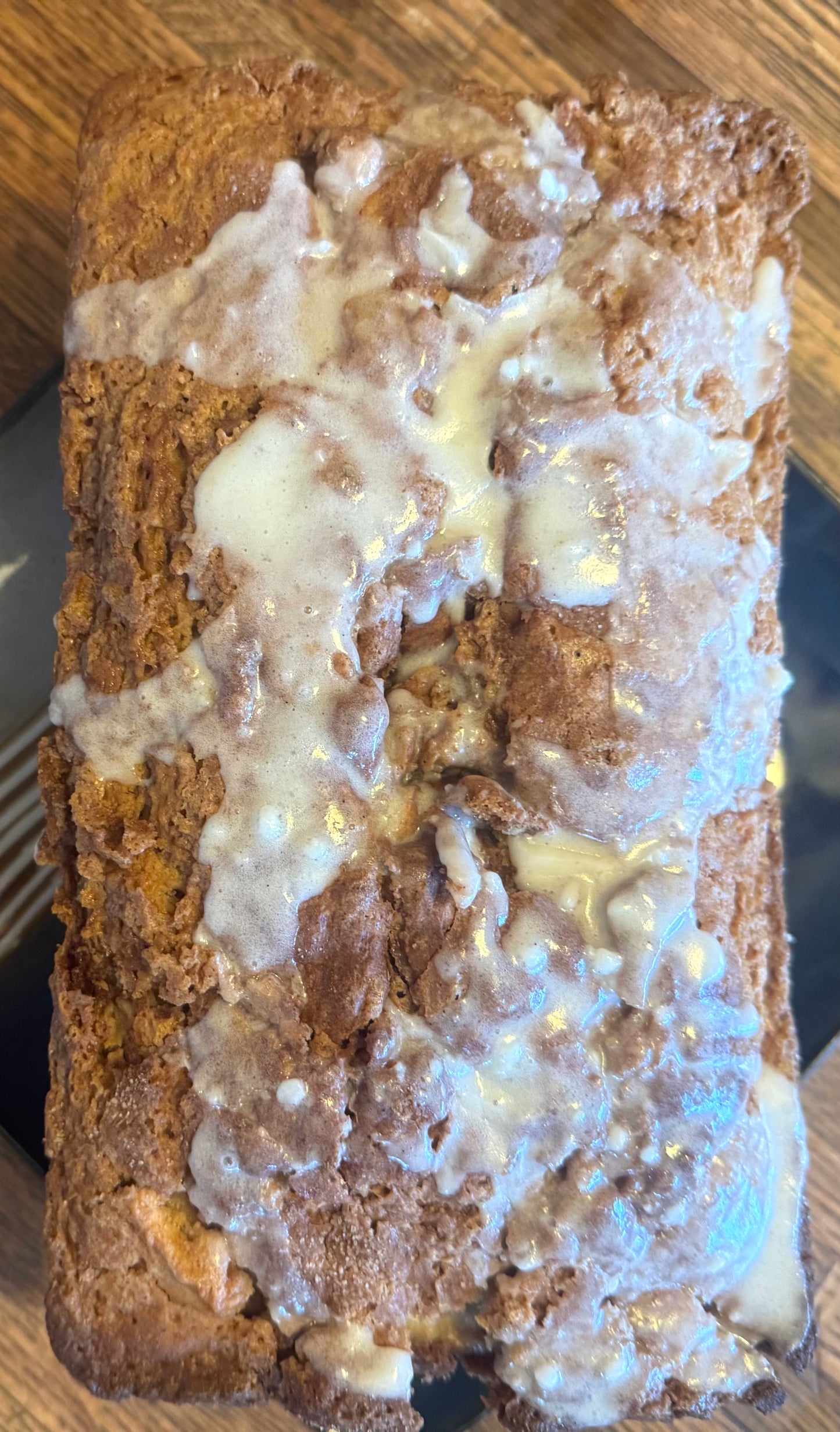 Glazed Apple Cinnamon Sweet Bread