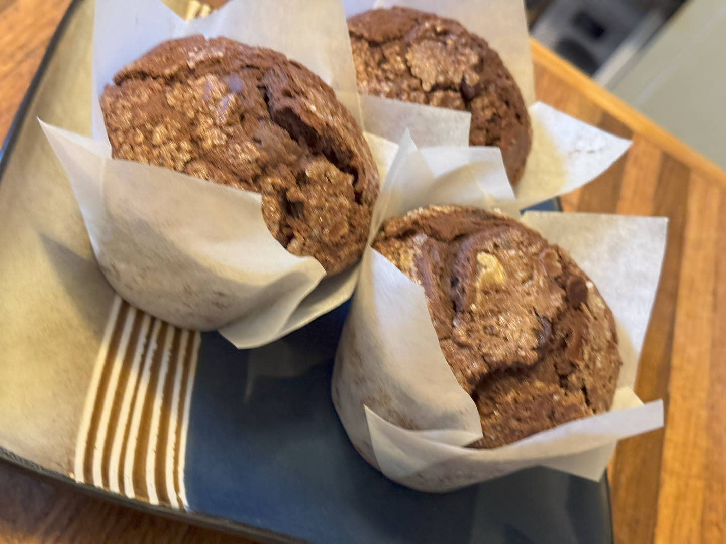Jumbo Double Chocolate Muffins - 4 Pack