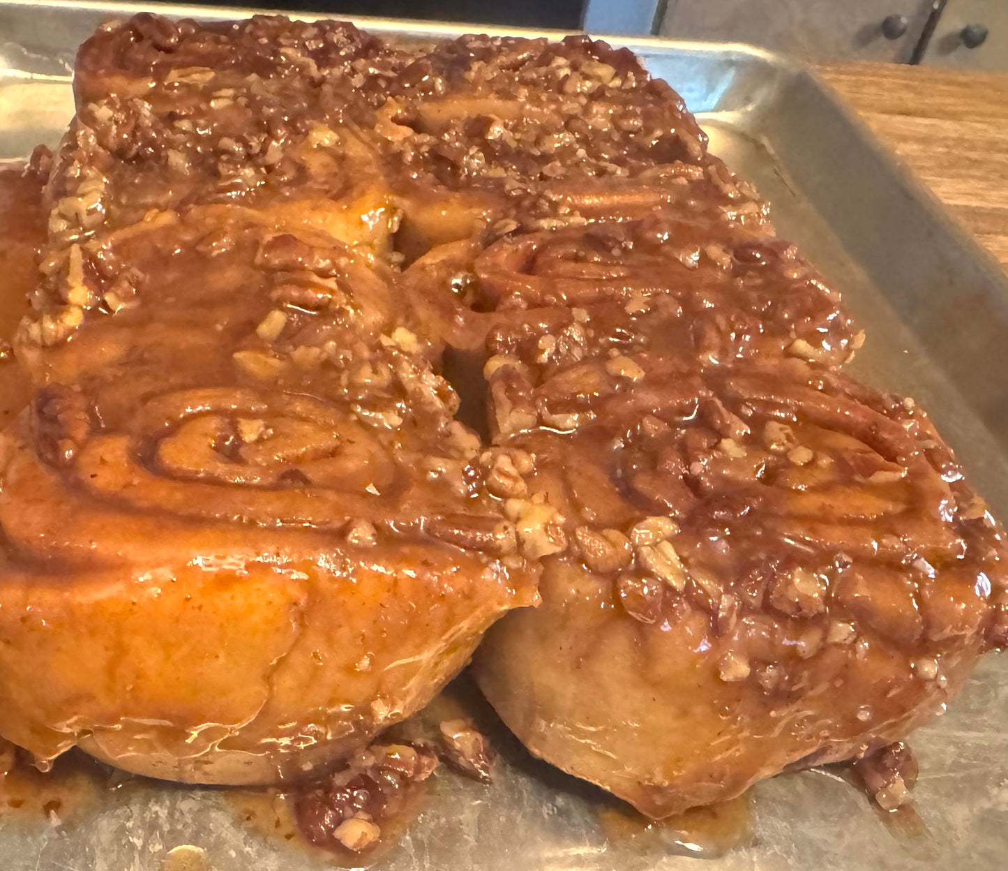 Gluten-Free Maple Pecan Sticky Buns - Pan of 8
