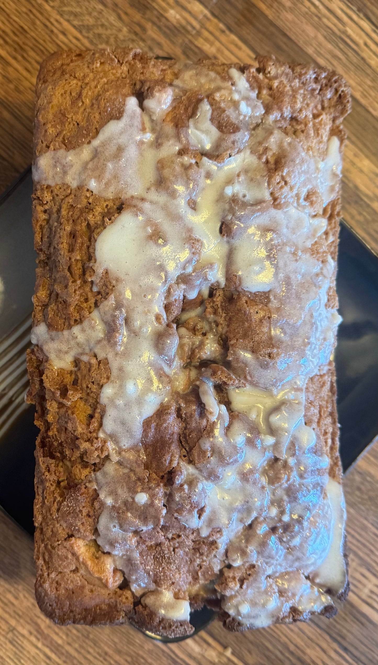 Glazed Apple Cinnamon Sweet Bread