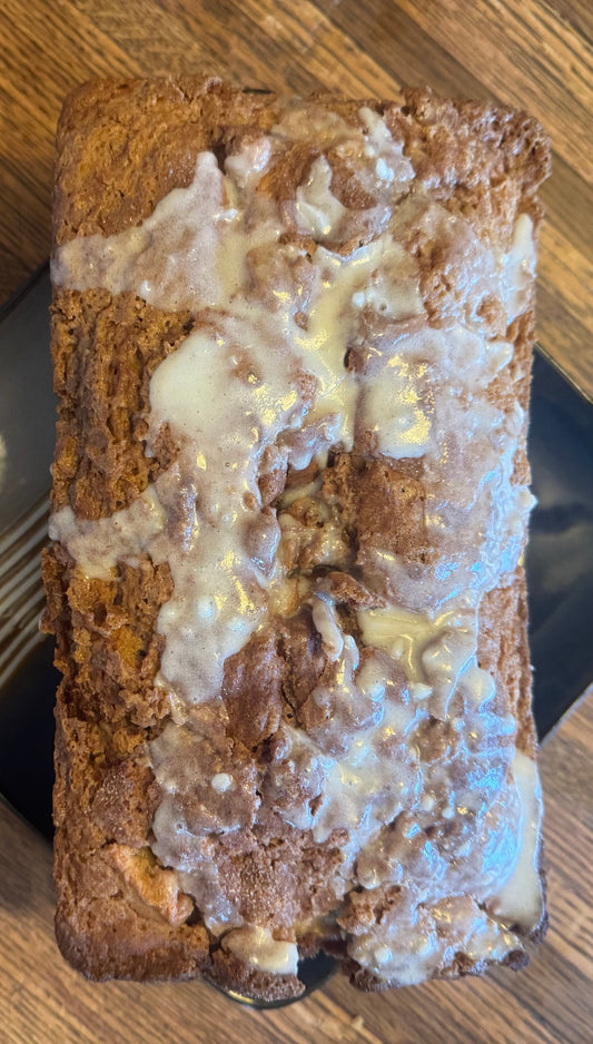Glazed Apple Cinnamon Sweet Bread