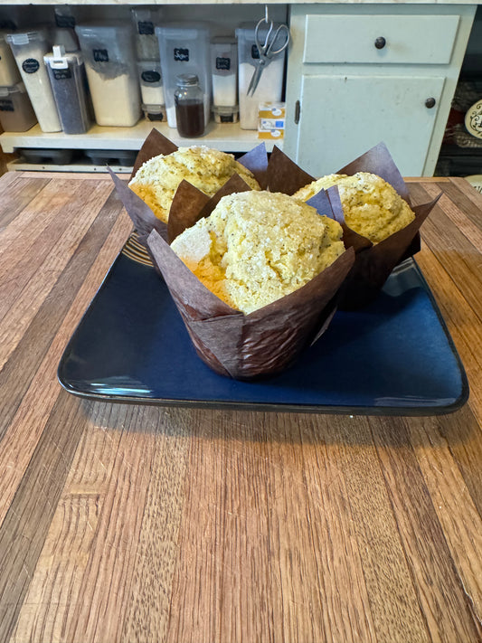 Jumbo Lemon Poppyseed Muffins - 4 Pack