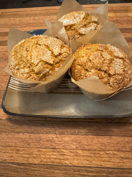 Jumbo Carrot Muffins - 4 Pack