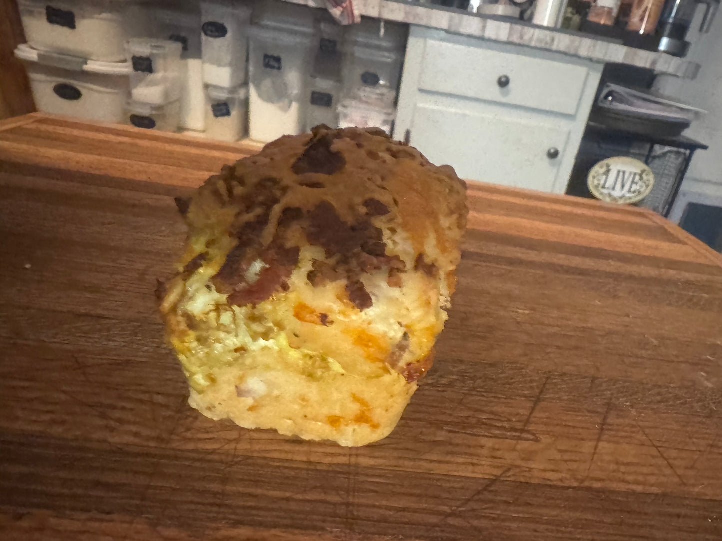 Bacon, Egg & Cheese Bread -Mini Loaf