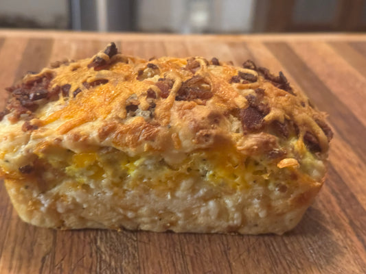 Bacon, Egg & Cheese Bread -Mini Loaf