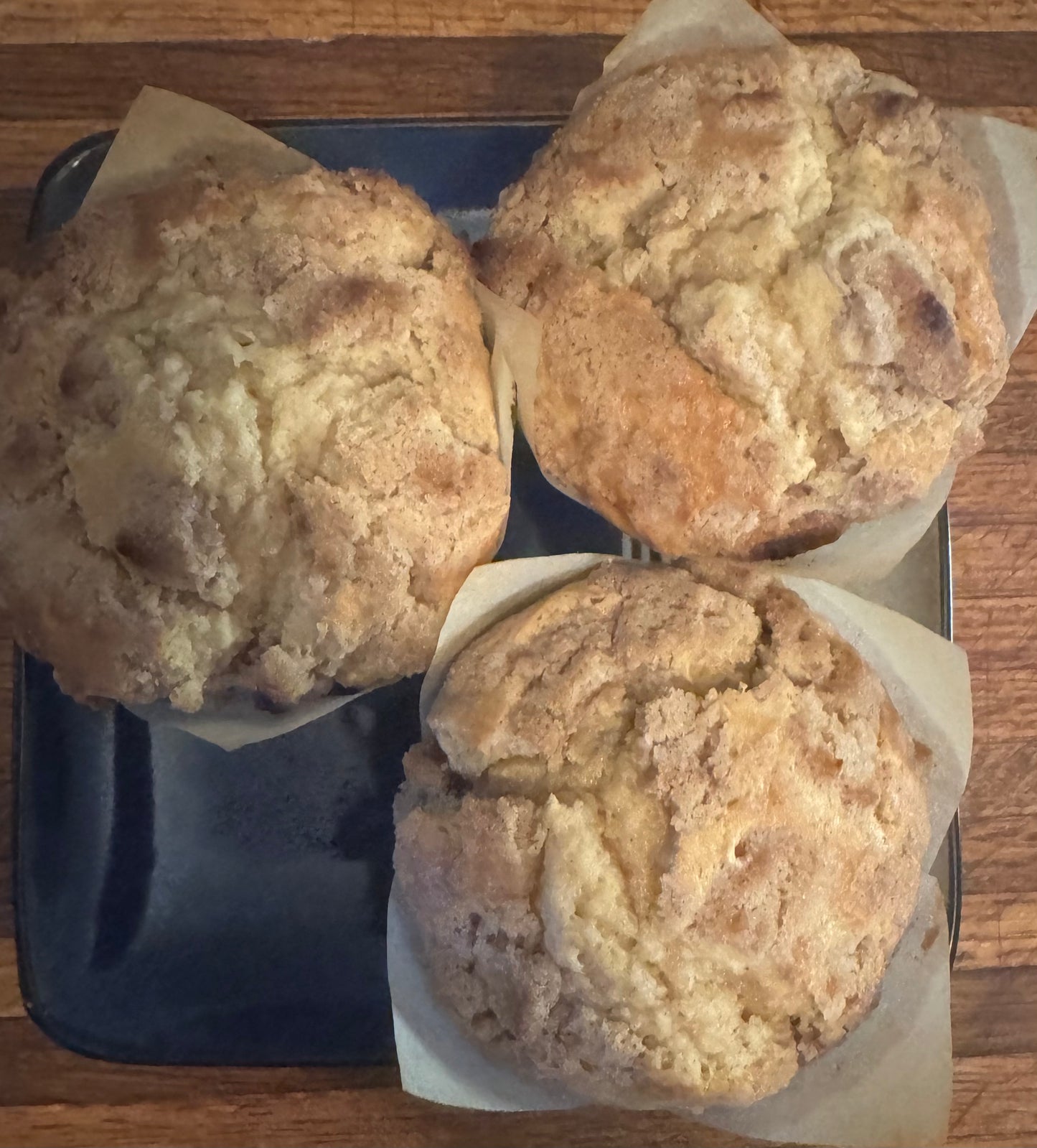 Jumbo Peaches and Cream Muffins - 4 Pack