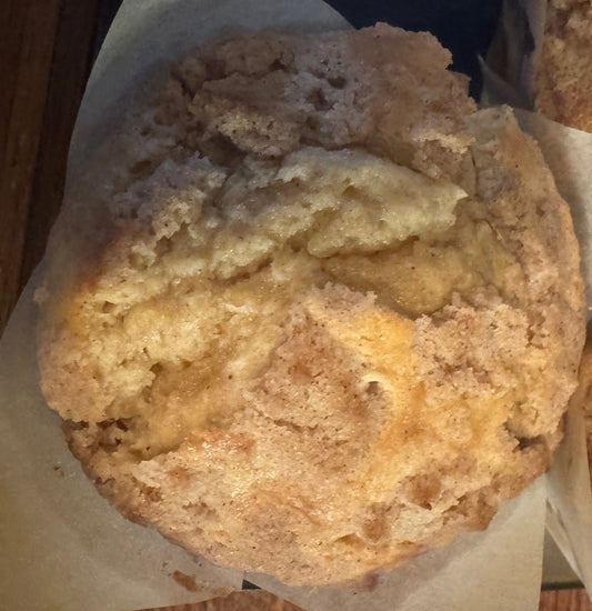 Jumbo Peaches and Cream Muffins - 4 Pack