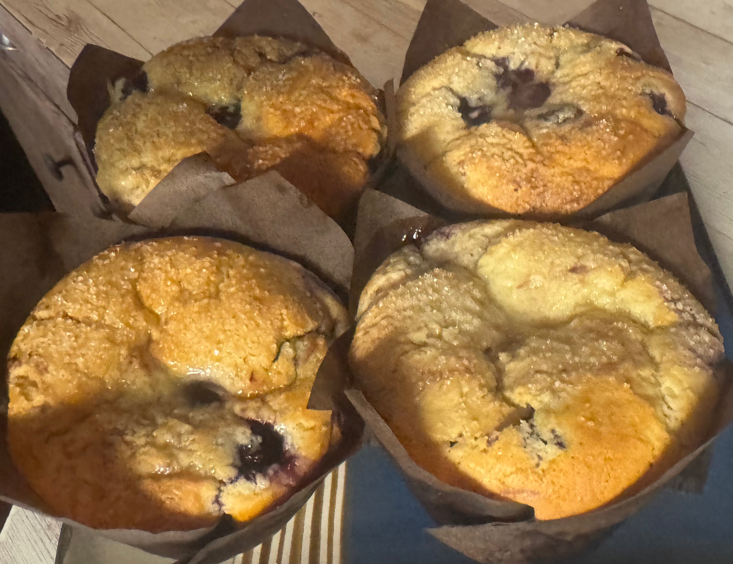 Gluten-Free Jumbo Lemon Blueberry Muffins - 4 Pack