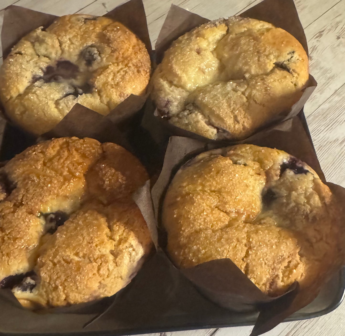 Gluten-Free Jumbo Lemon Blueberry Muffins - 4 Pack