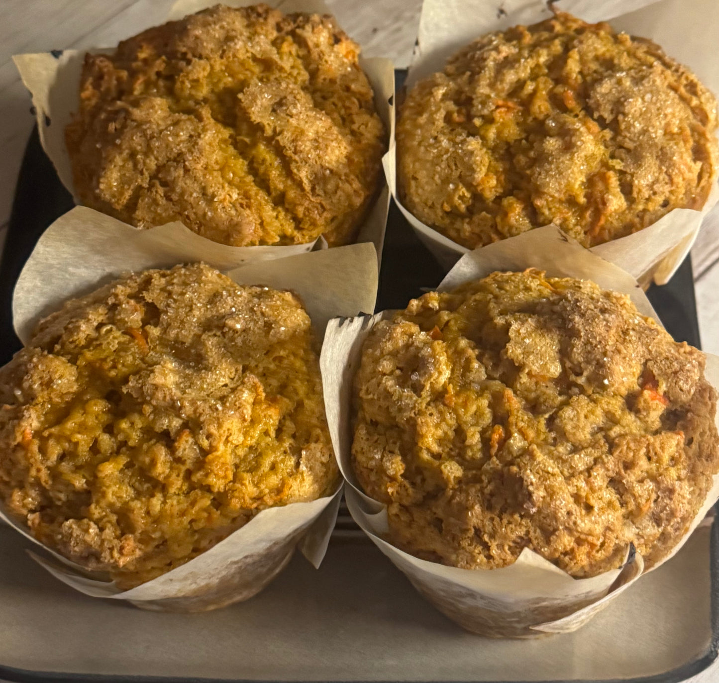 Gluten-Free Jumbo Carrot Muffins - 4 Pack