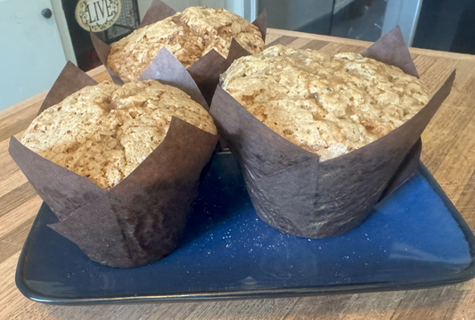 Jumbo Zucchini Bread Muffins - 4 Pack